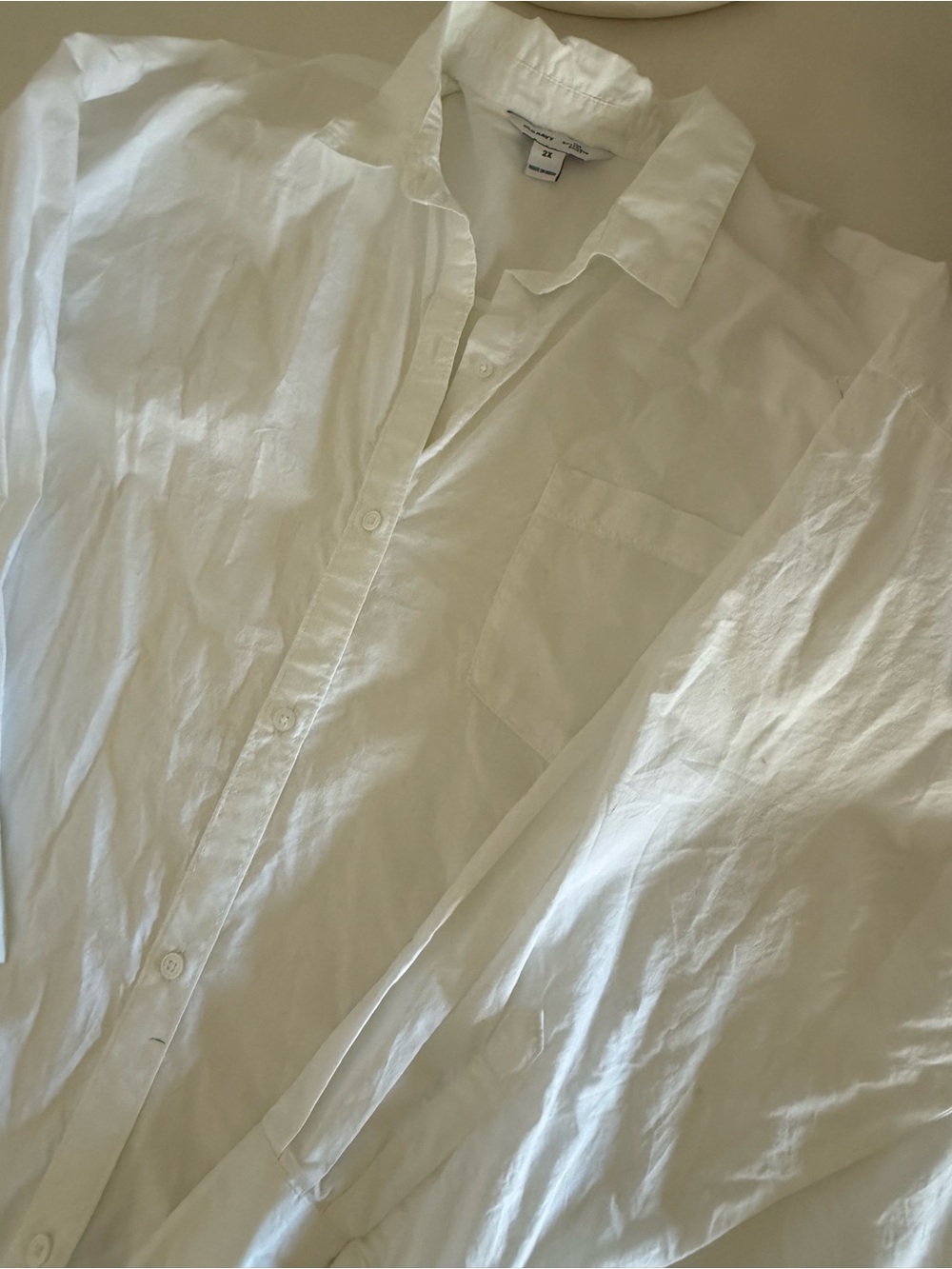 Classic White Women’s Button-Up Shirt - Casual & Timeless